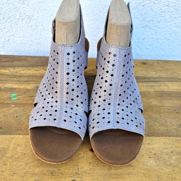 Rockport Briah Hood Slingback Wedges Sandals Size 9.5 - Picture 4 of 16